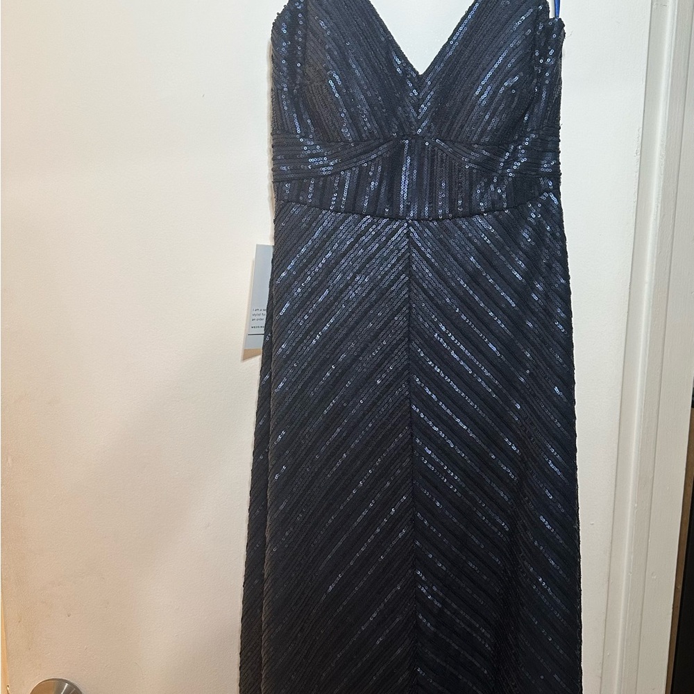 Weddington Way Sequin Navy Maxi Dress